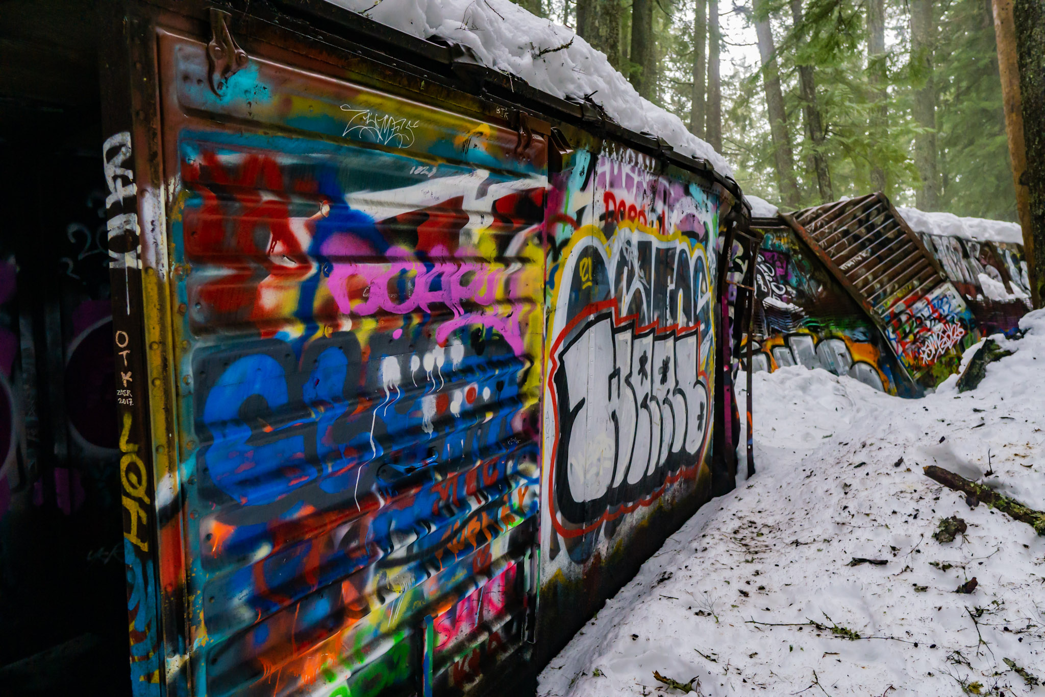 Hiking the Whistler Train Wreck in Whistler Best Hikes BC